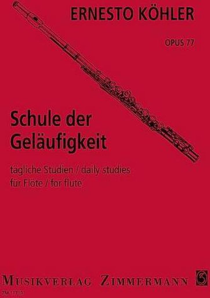 Schule der Geläufigkeit op. 77 für Flöte