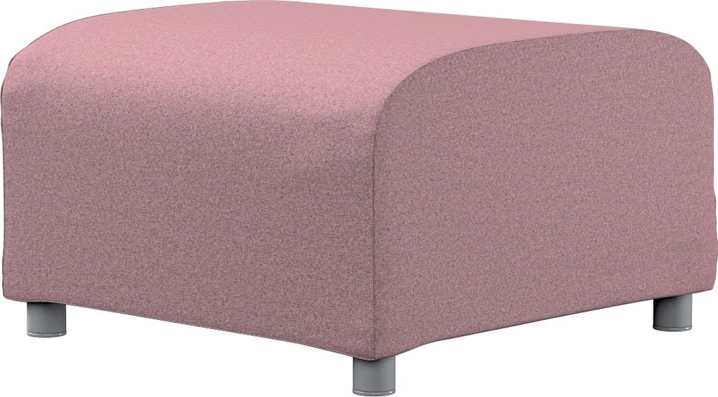 Dekoria Bezug für Klippan Hocker, schwarz--rosa, Husse, Klippan Hocker