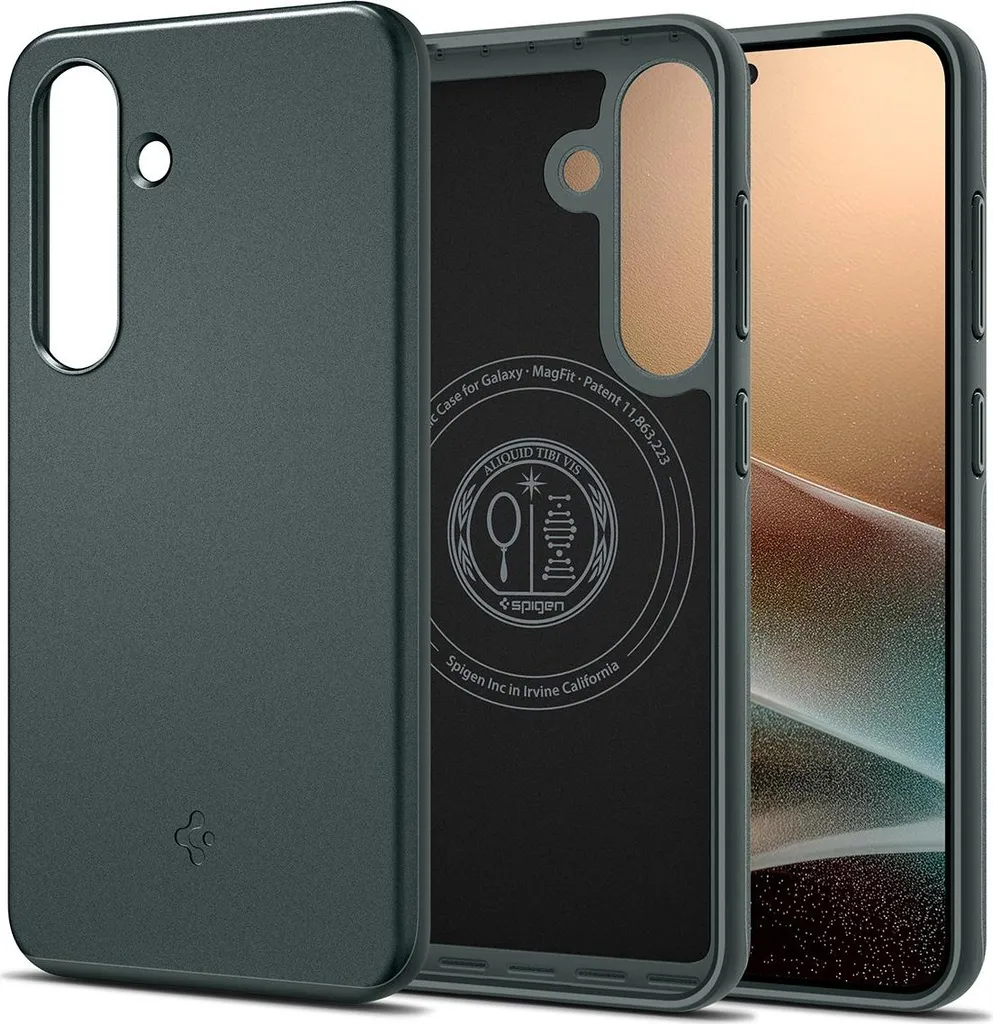 SPIGEN Spigen Galaxy S25 Custodia Thin Fit (MagFit) Verde Abisso