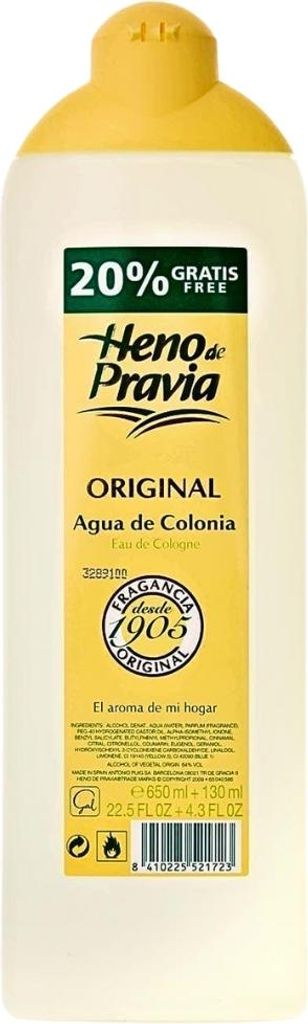 Heno de Pravia – Kölnisch Wasser – Originalduft – Erfrischend & – 780 ml - 1 Stück