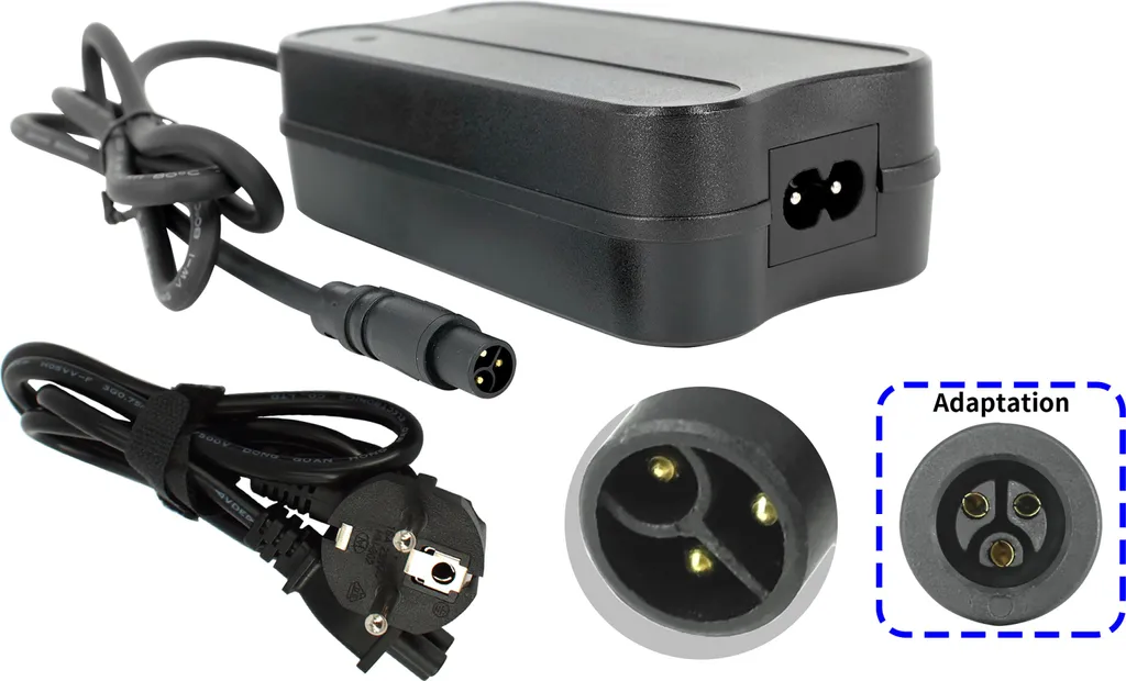 Chargeur ebike 36V intelligent PowerSmart pour vélo Crussis e-Cross