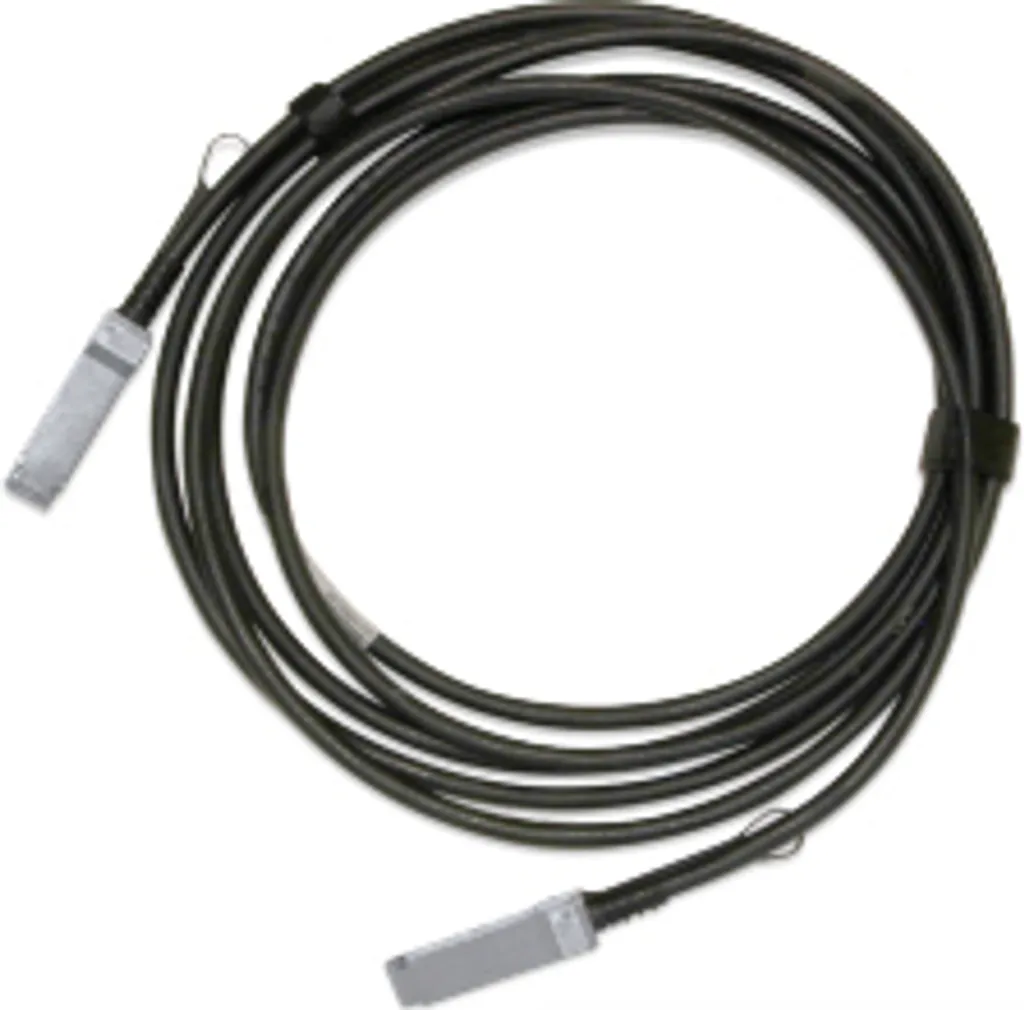 Câble Réseau 100G QSFP28 Cuivre Passif DAC 1m Mellanox MCP1600 Noir