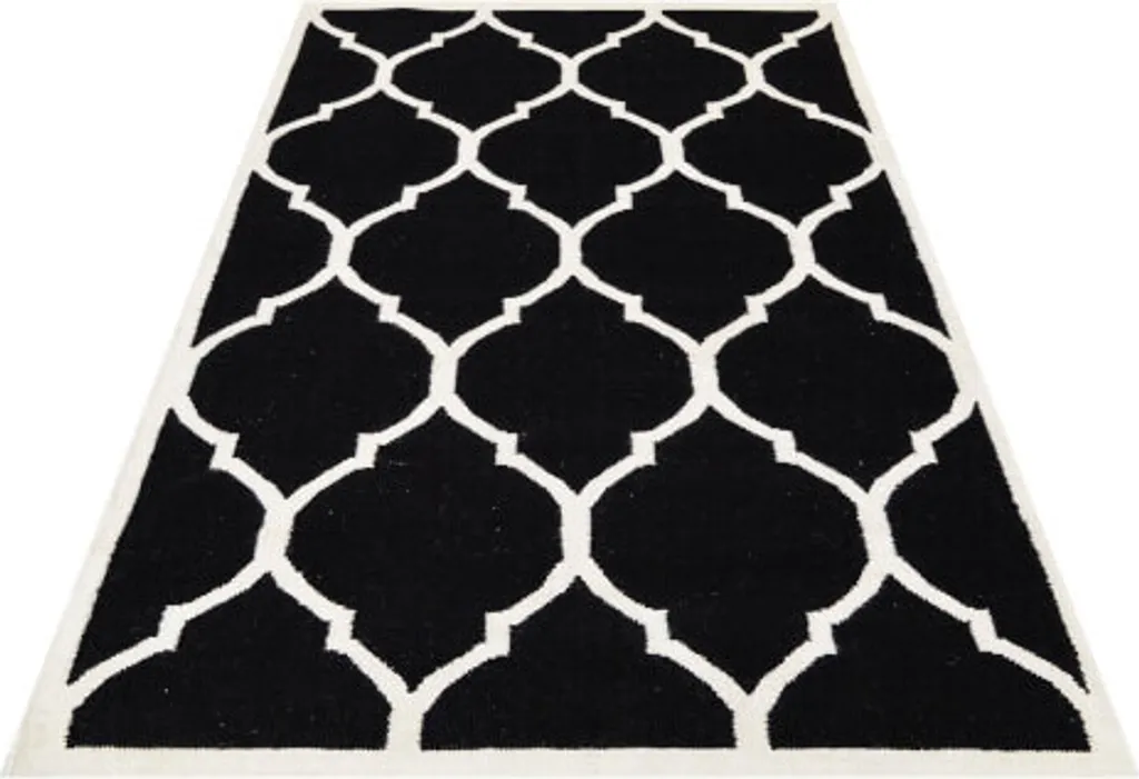 Tapis de salon noir 155x240 cm Bakero Lara pour décorer votre intérieur