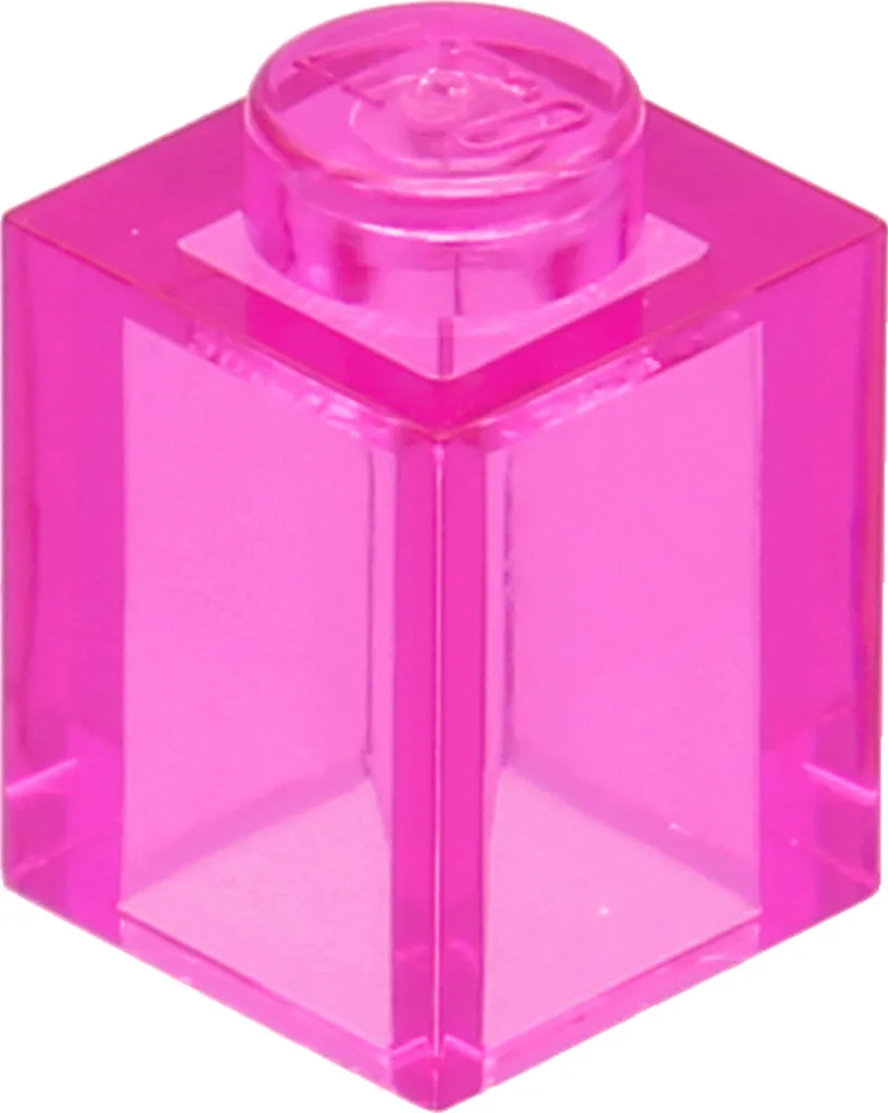250 Pièces LEGO 3005 Rose Foncé Trans pour Réparer et Créer vos Sets