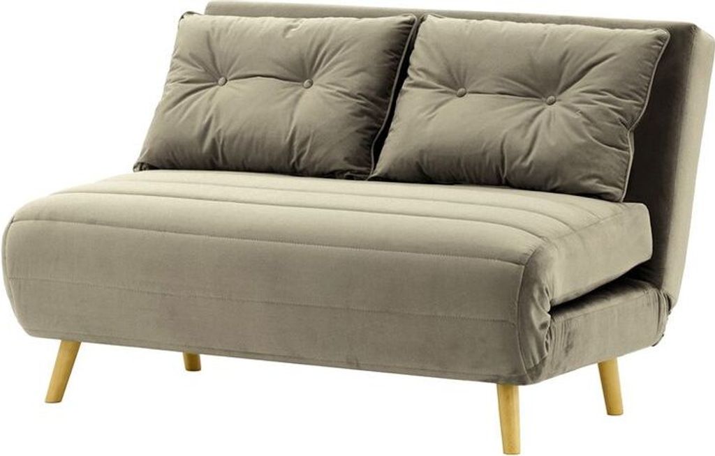 SLF24 - Ausklappbaresofa Flic 120 cm - Elefant - Velluto 17