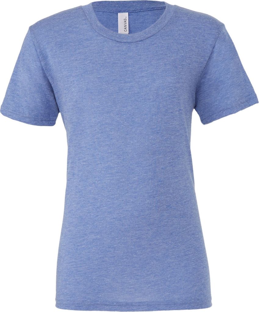 Canvas Triblend Kurzarm T-Shirt BC168 (XS) (Blau)