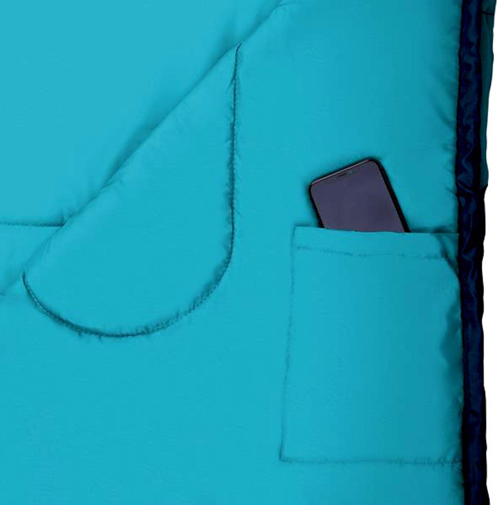 Sac De Couchage Snugpak Navigator Pieds Carrés - Température Confort -2°C, Utilisable En Couverture, Bleu Saphir