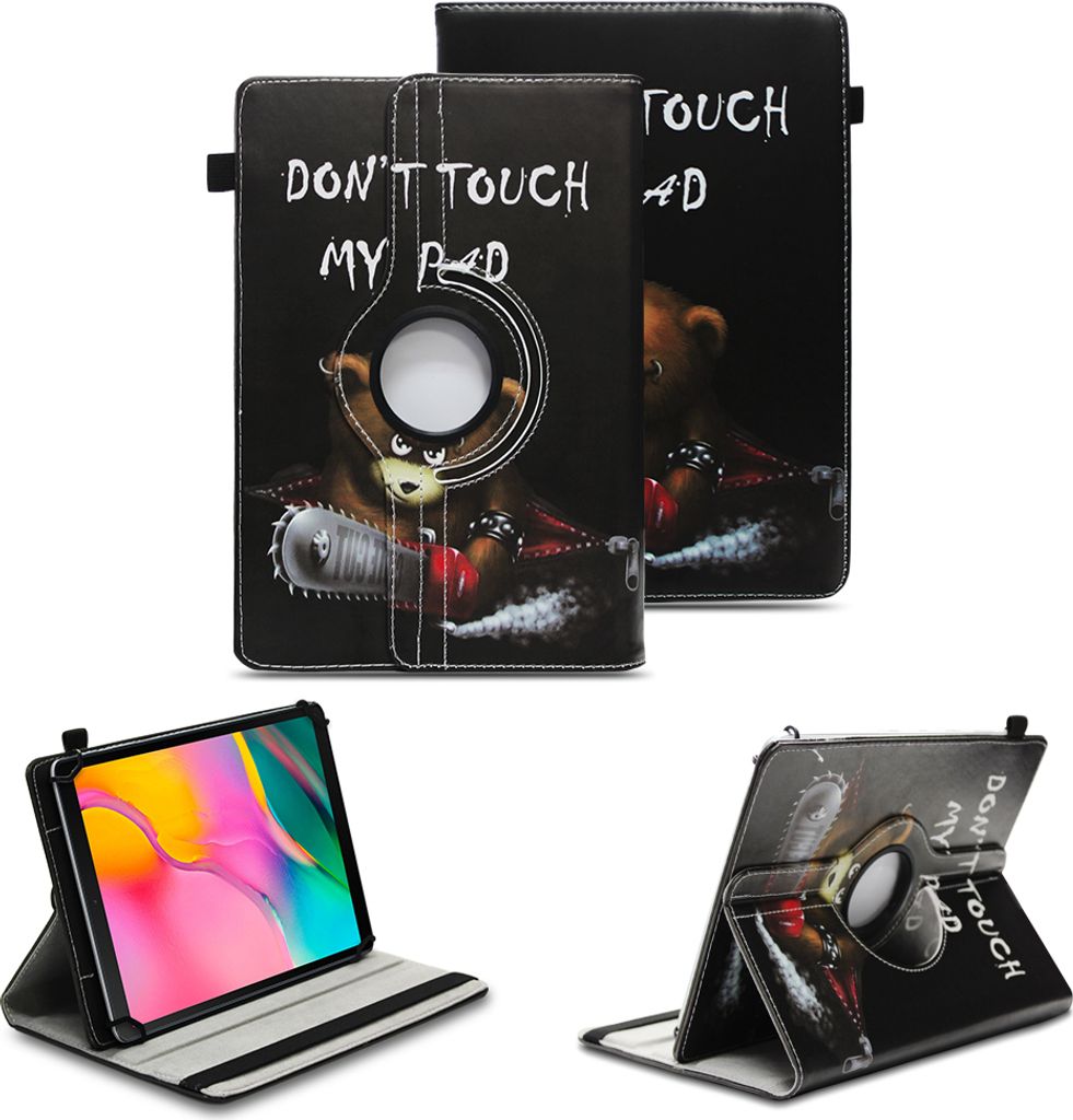 Tablet Tasche für Samsung Galaxy Tab A 10.1 2019 Hülle Schutzhülle 360° DrehbarFarben:Motiv 9