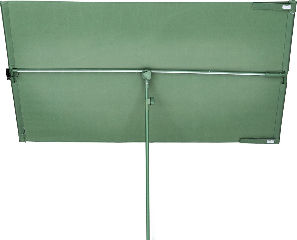 Blumfeldt Sonnenschirm für Balkon Rechteckig, Sonnenschirm mit LED Beleuchtung, Wasserdicht & UV-Schutz, Balkon Sonnenschirm für Terrasse & Garte...