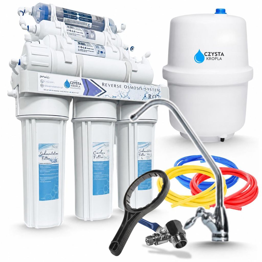 Robinet osmoseur RO7 filtre à eau 7 étapes, membrane 75 Image du produit 