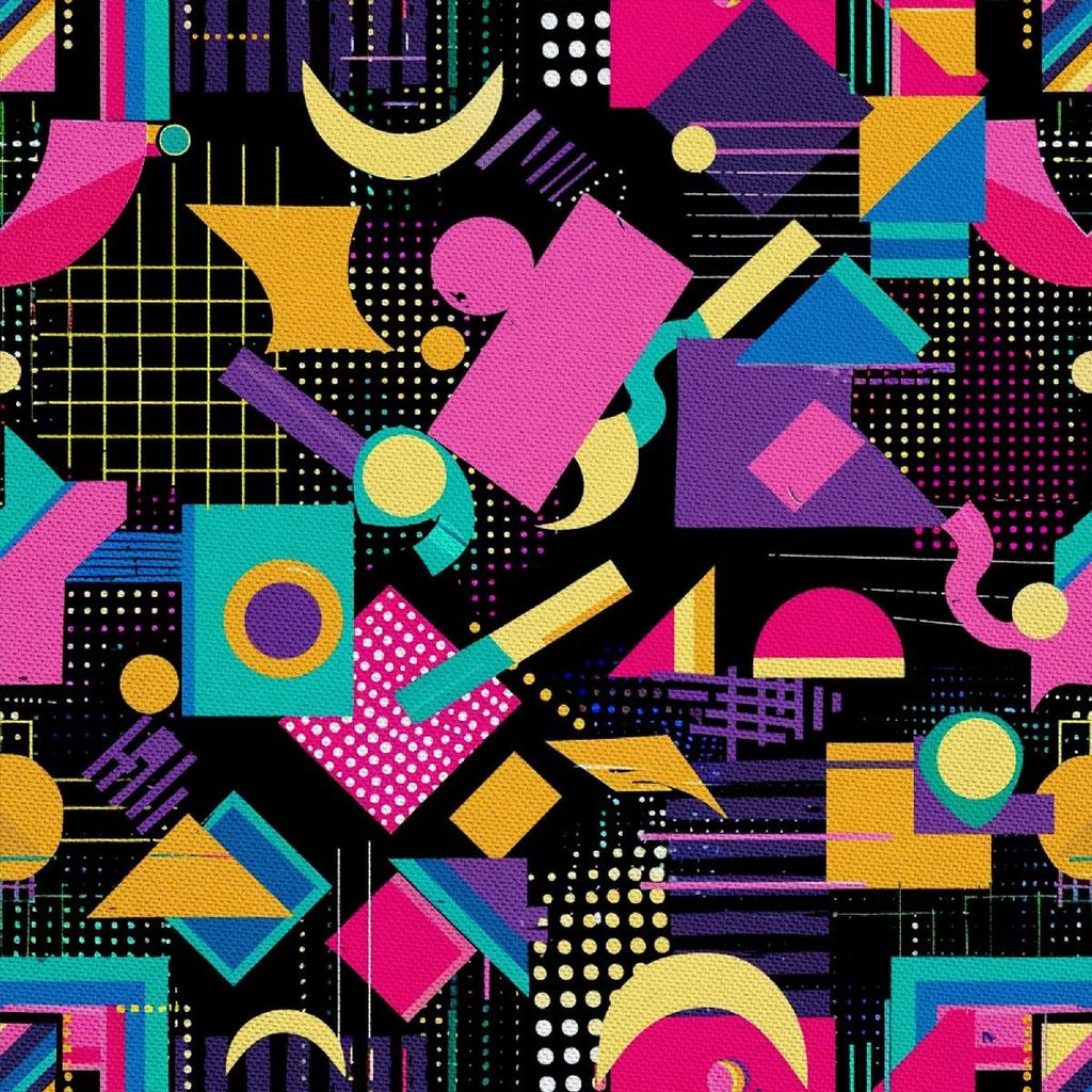 OUTDOOR DEKOSTOFFE OXFORD - Motiv Geometrisch I DX3215