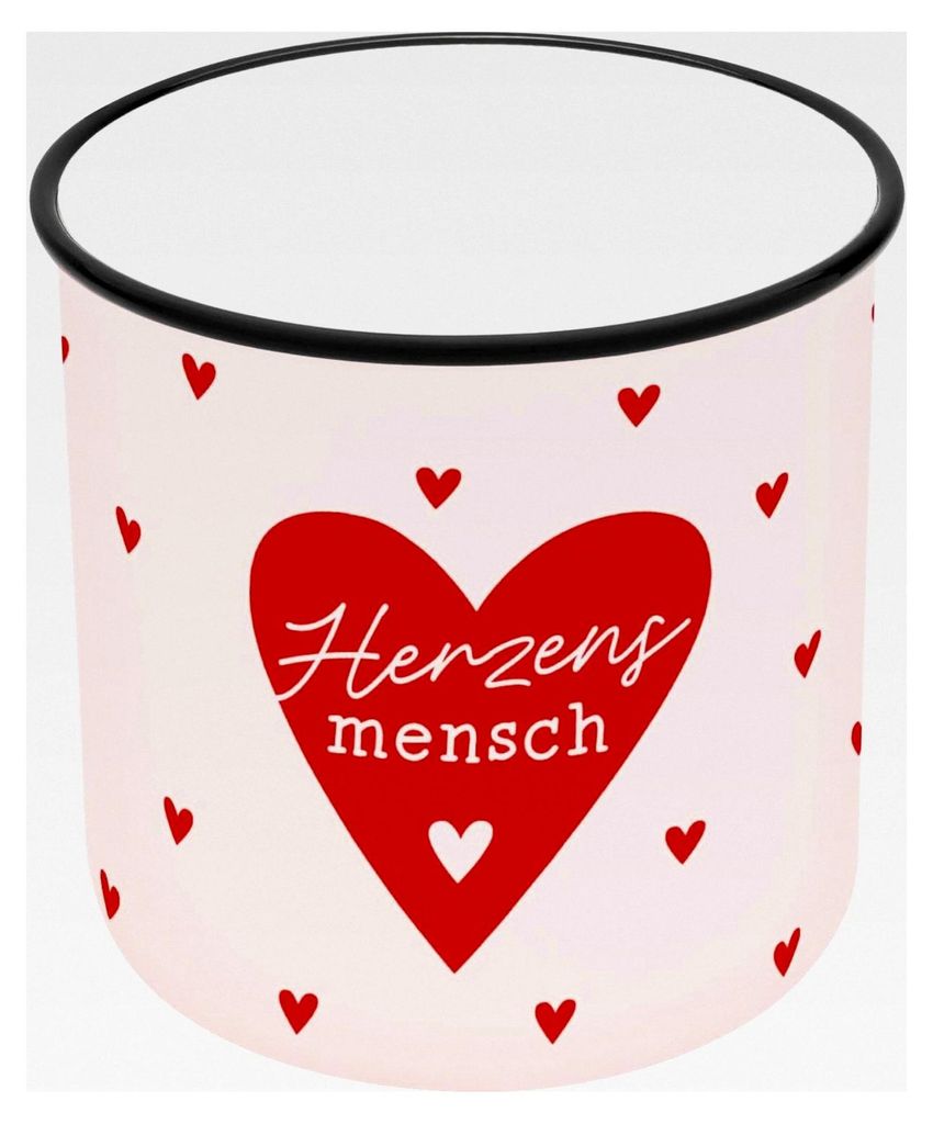 Kerze im Becher "Herzensmensch"