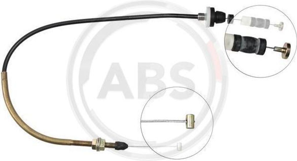 A.B.S. K30980 Gaszug OE 7700172 kompatibel mit Cinquecento