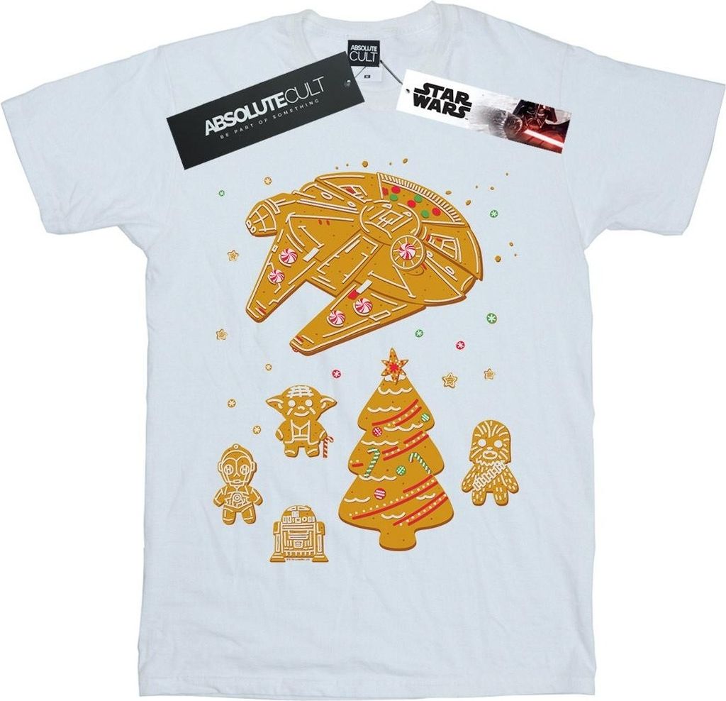 Star Wars - "Gingerbread Rebels" T-Shirt für Herren BI46674 (M) (Weiß)