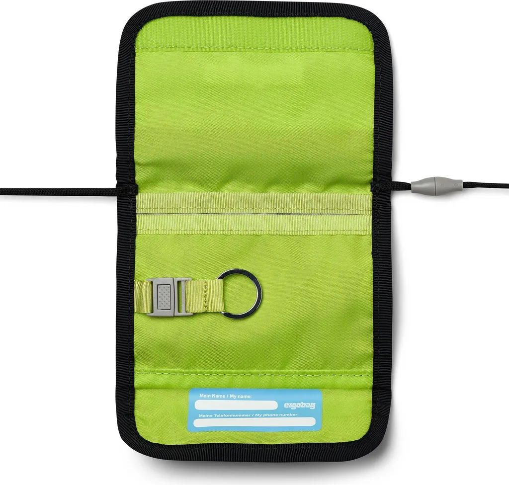 Portafoglio Collo Ergobag Reflex Glow Nero: Borsello Scuola Resistente - 2