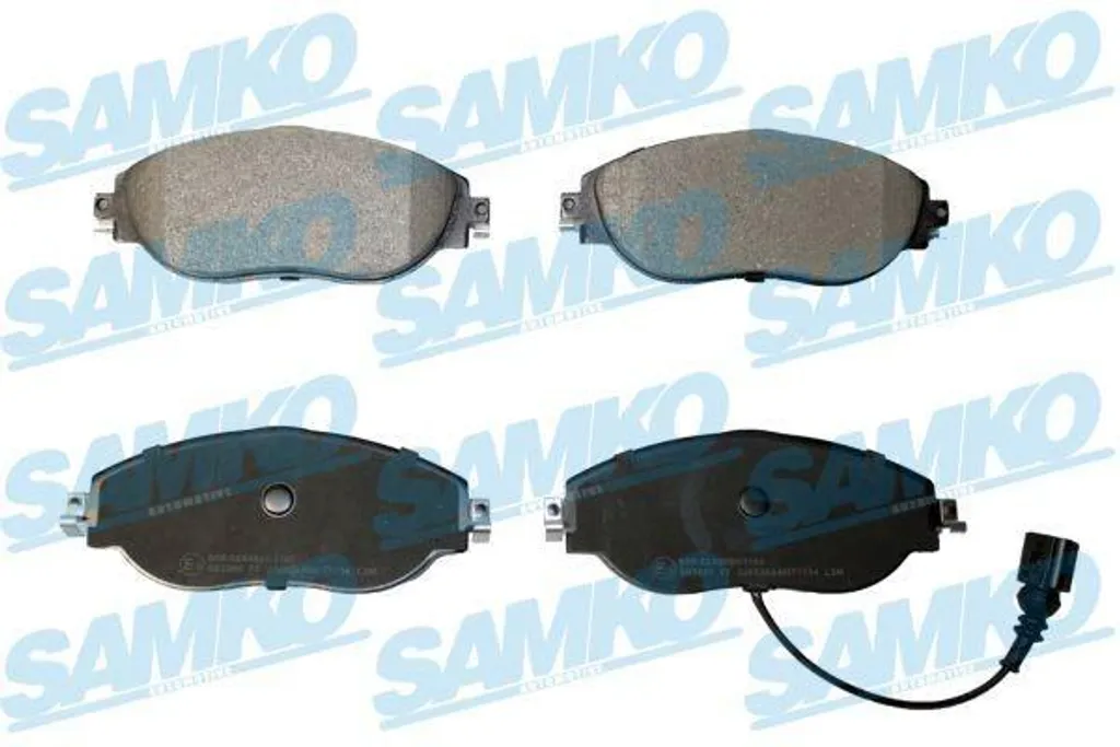 Plaquettes de frein avant SAMKO 5SP1734 pour VW Golf VII Berline (5G1)