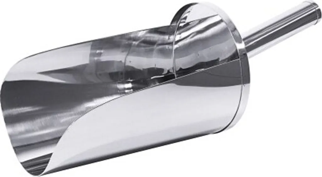 Spatola Inox 18/10 Satinata per Farina - Design Ergonomico Manico Cavo