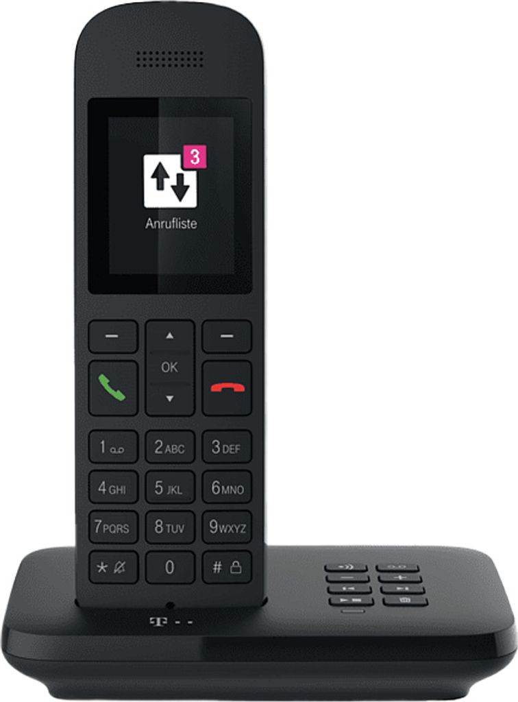Sinus A12 Festnetztelefon, Schwarz: Komfort pur Produktbild 