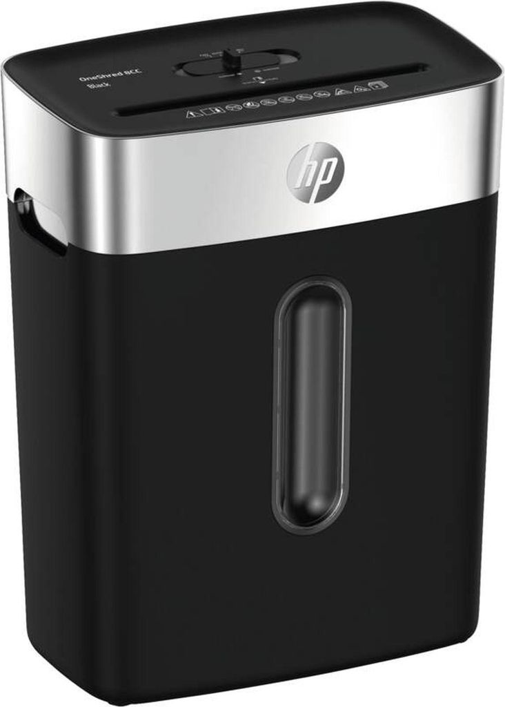 HP Aktenvernichter OneShred  8CC Black Produktbild 