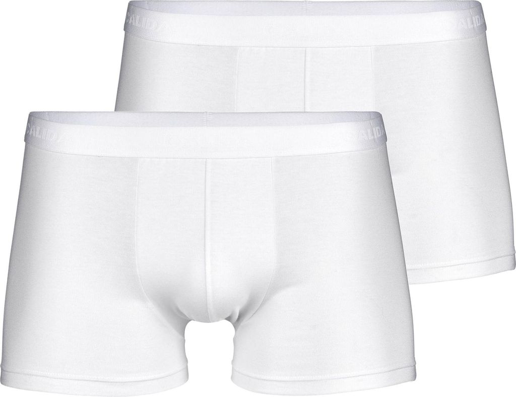 CALIDA Herren Boxershorts 2er Pack - Evolution, Softbund, einfarbig Weiß XL (56)