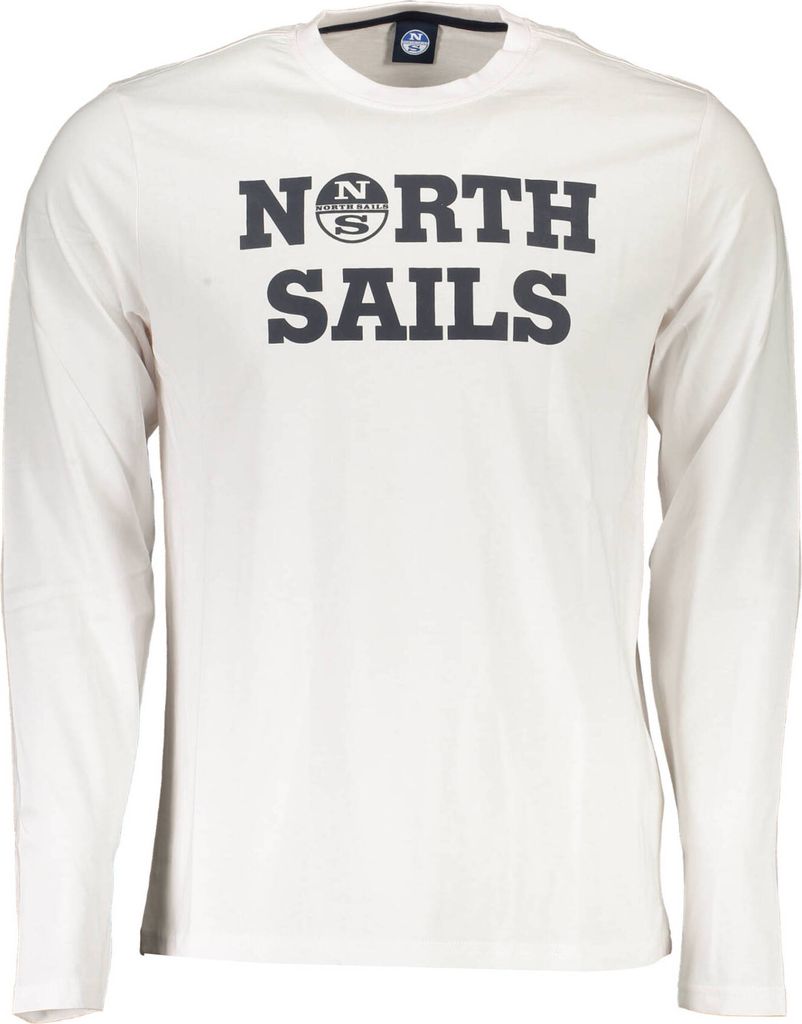North Sails Herren LANGARM-T-SHIRT Weiß 902478000_4C5A564_BIANCO0101 : Größe - 2XL Größe: 2XL