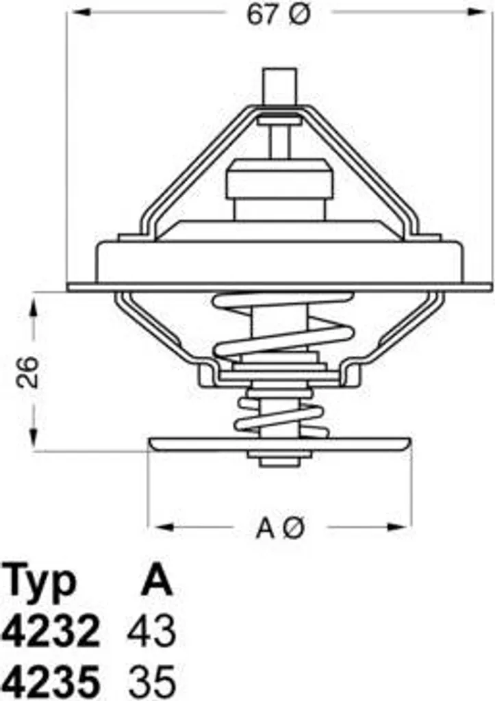 Évitez la surchauffe moteur avec le thermostat Wahler 4235.80D à 80°C