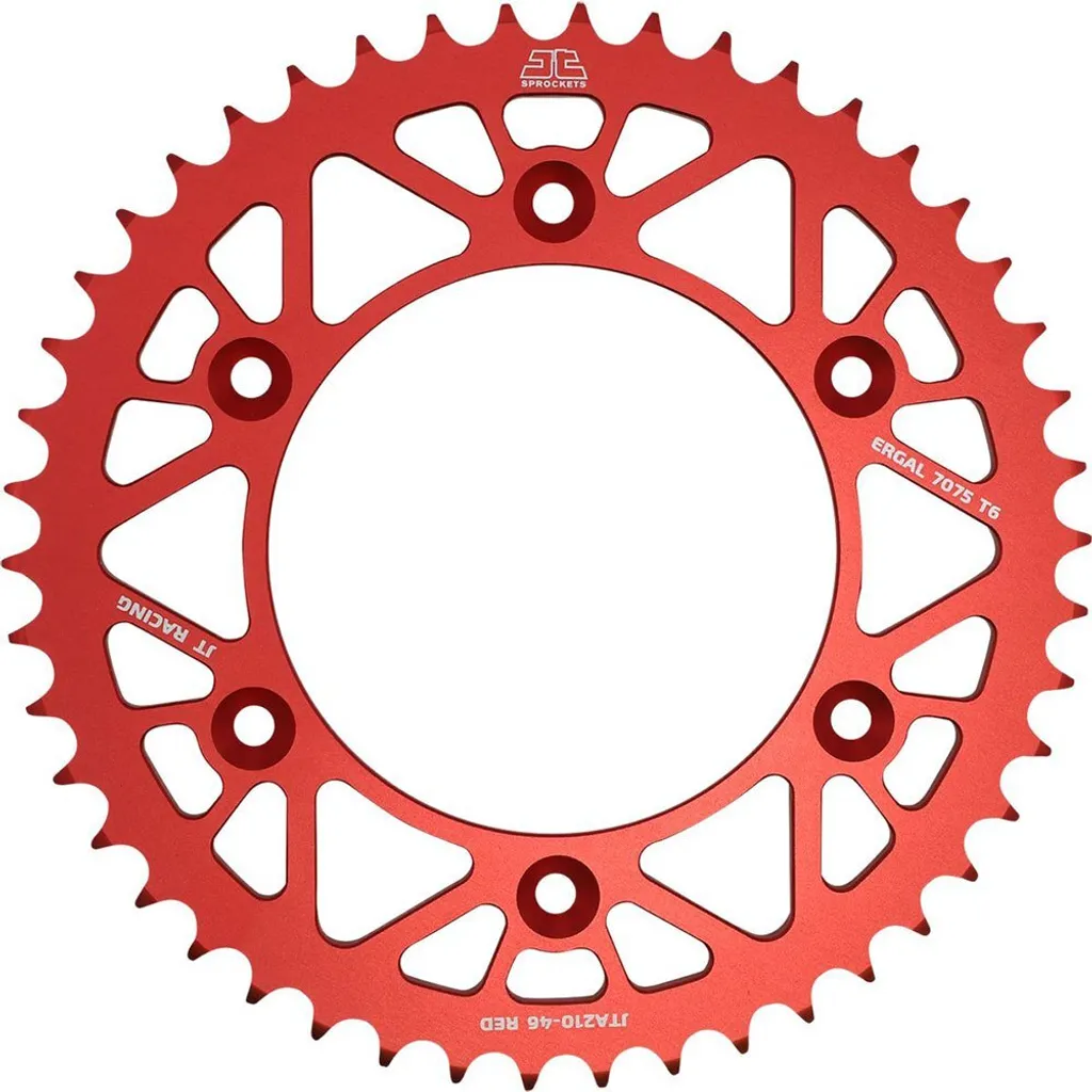 Couronne Honda Légère 46T Rouge JTA210.46RED contre l'Usure Transmission
