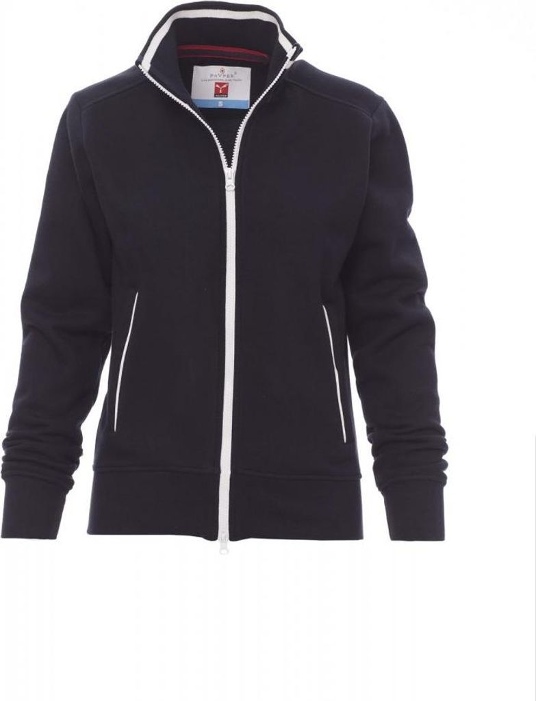 Damen Sweatjacke "MELBOURNE" - Payper Marineblau/Weiss XXL