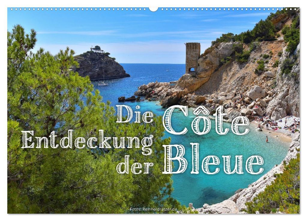 Die Entdeckung der Côte Bleue (Wandkalender 2027 DIN A2 quer), CALVENDO Monatskalender