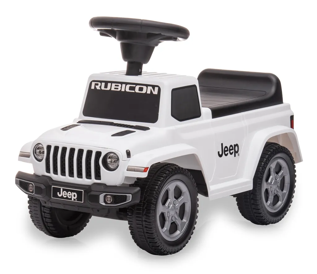 Jeep Gladiator JAMARA blanc : voiture enfant sécurisée pour tous terrains