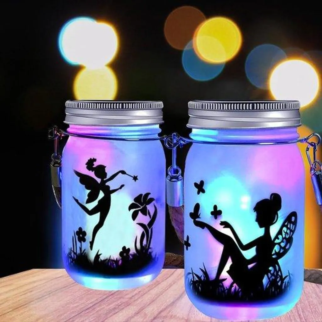 Éclairage solaire décoratif pour allée et table de jardin, lot de 2 LED