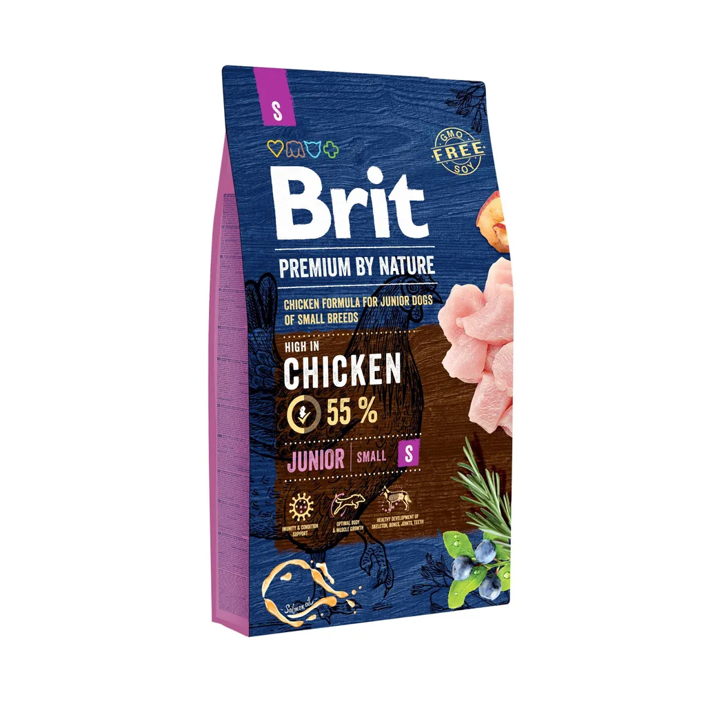 Brit Premium by Nature S Junior 8 kg | Crocchette Cuccioli Taglia Piccola