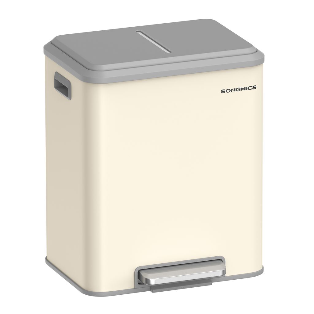 SONGMICS Mülleimer Küche, Mülltrennsystem 2x15L, 2 Produktbild 