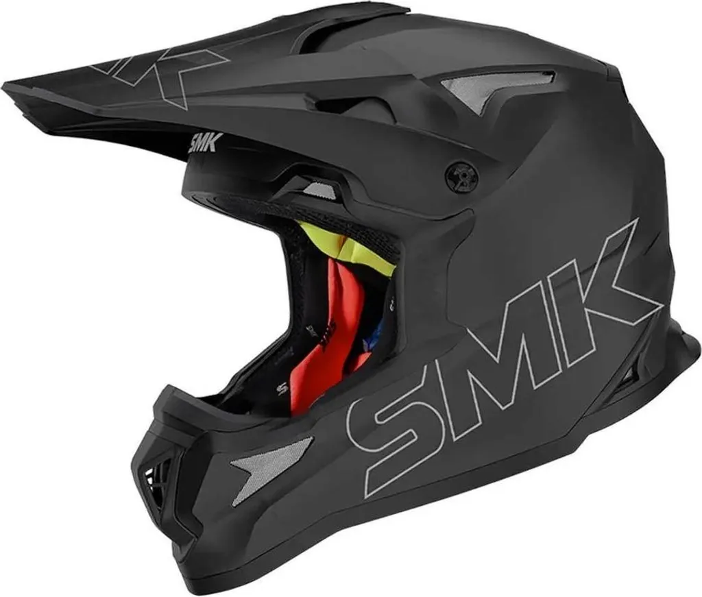 Casque Cross SMK Allterra Noir Taille XL pour Moto Tout-Terrain et Enduro