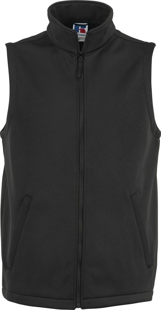 Russell Smart Herren Softshell-Weste BC1511 (L) (schwarz)
