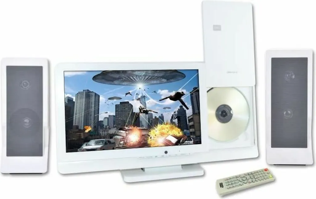 Micro-chaîne Hi-Fi Inovalley CH43-DVD avec lecteur DVD et port USB intégré