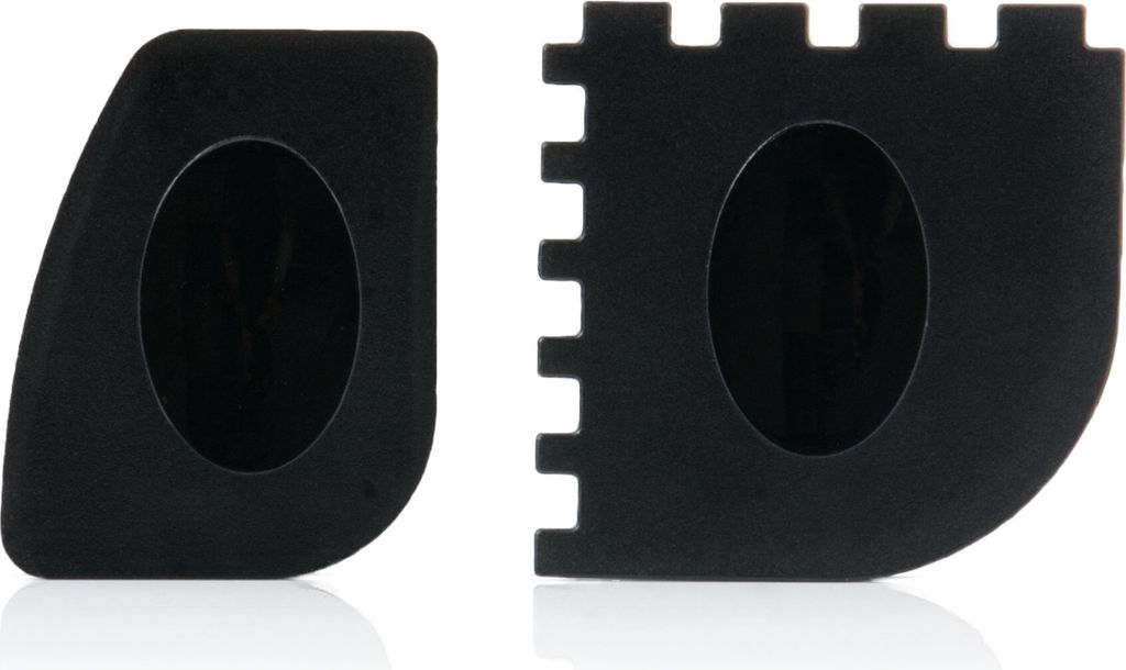 BBQ-Toro Kunststoff Grill Schaber Set (2 Stück) | Gusseisenreiniger Dutch Oven