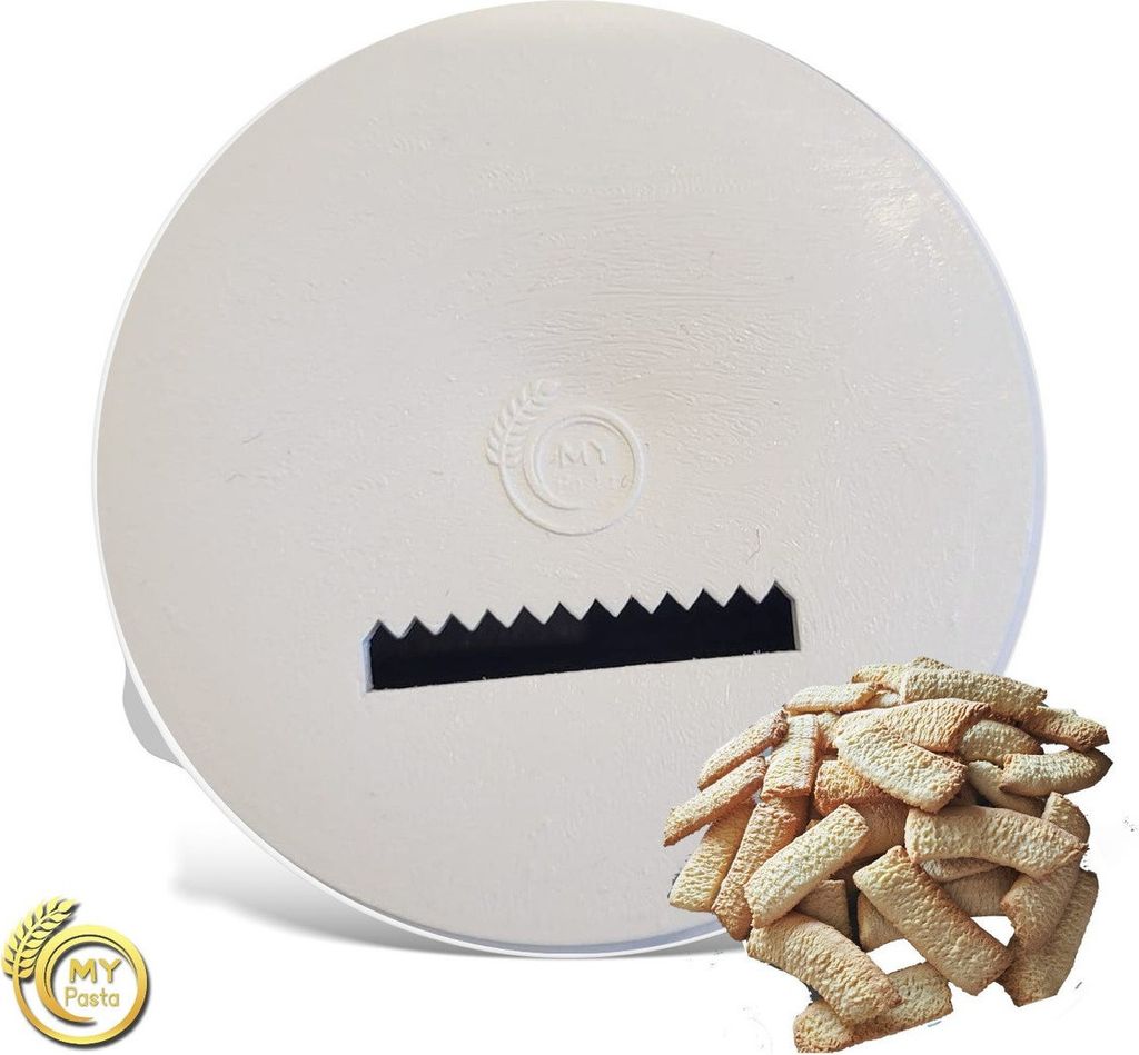 MY PASTA - gestreifte Kekse / Plätzchen / Weihnachten - Matrize Nudelform für Nudelmaschinen geeignet für Philips Pastamaker Avance Nudelmaschine