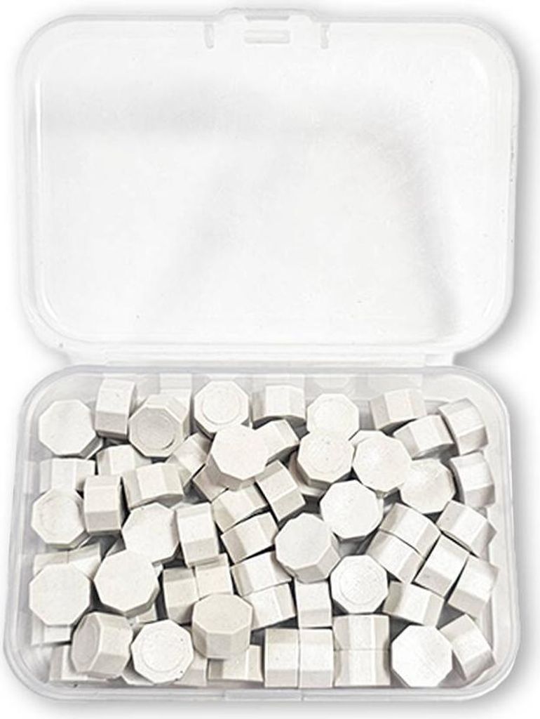 STAMPERIA - Wachsperlen - Wax beads - Wachs-Set - mattweiß 20 g