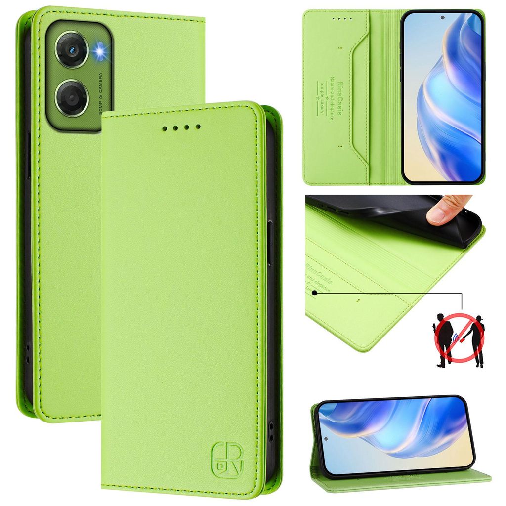 Lederhülle für Motorola Moto G06 Hülle Flip Brieftasche Produktbild 