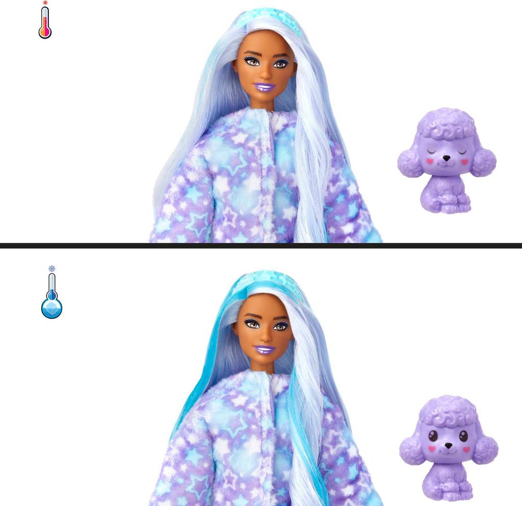 Barbie Cutie Reveal Puppe Mit Welpen-Plüschkostüm Und 10 Überraschungen