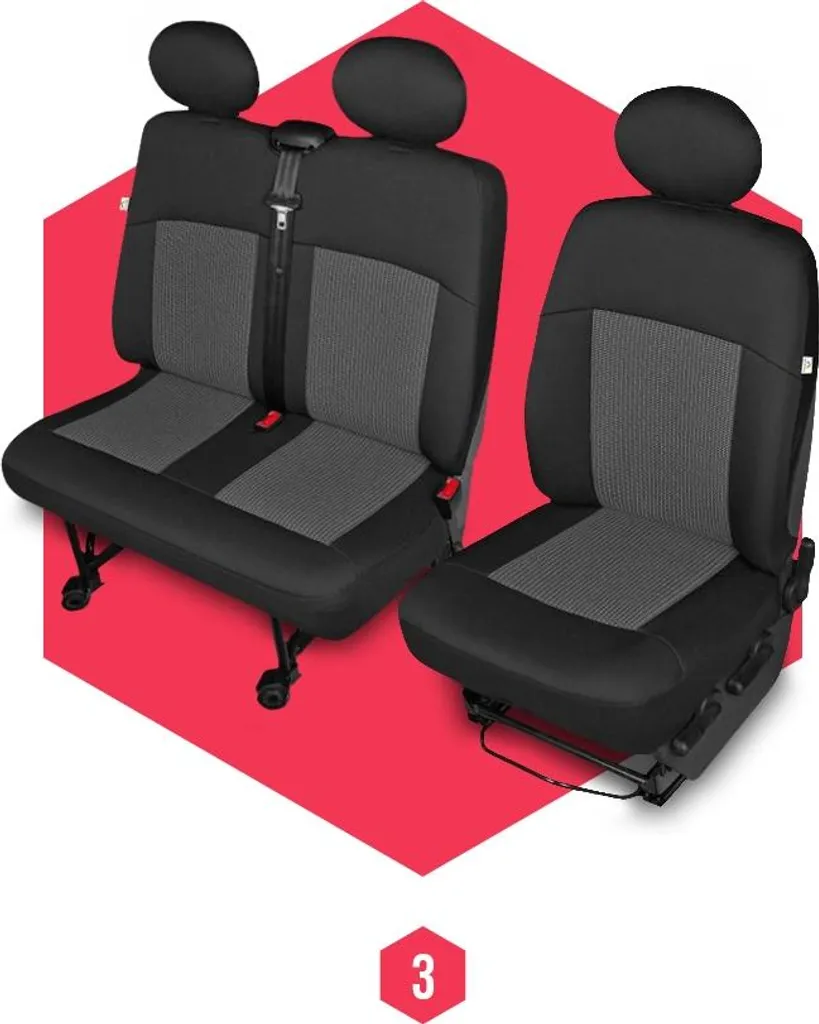 Coprisedili per Nissan Interstar II 2006-2011 | Set Anteriore 1+2