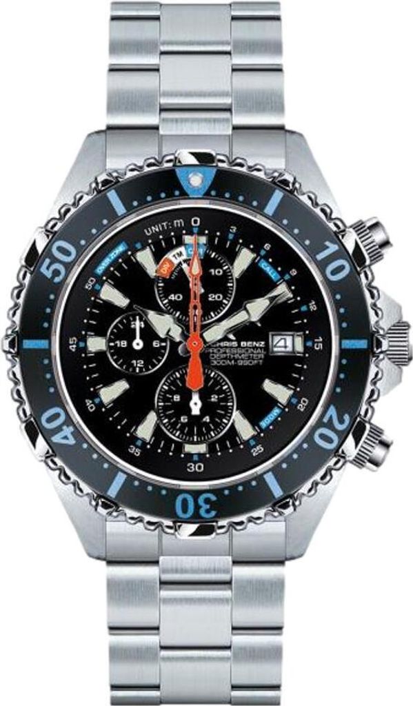 Chris Benz - CB-C300X-LB-MB - Taucheruhr - Uni - Quarz Produktbild 