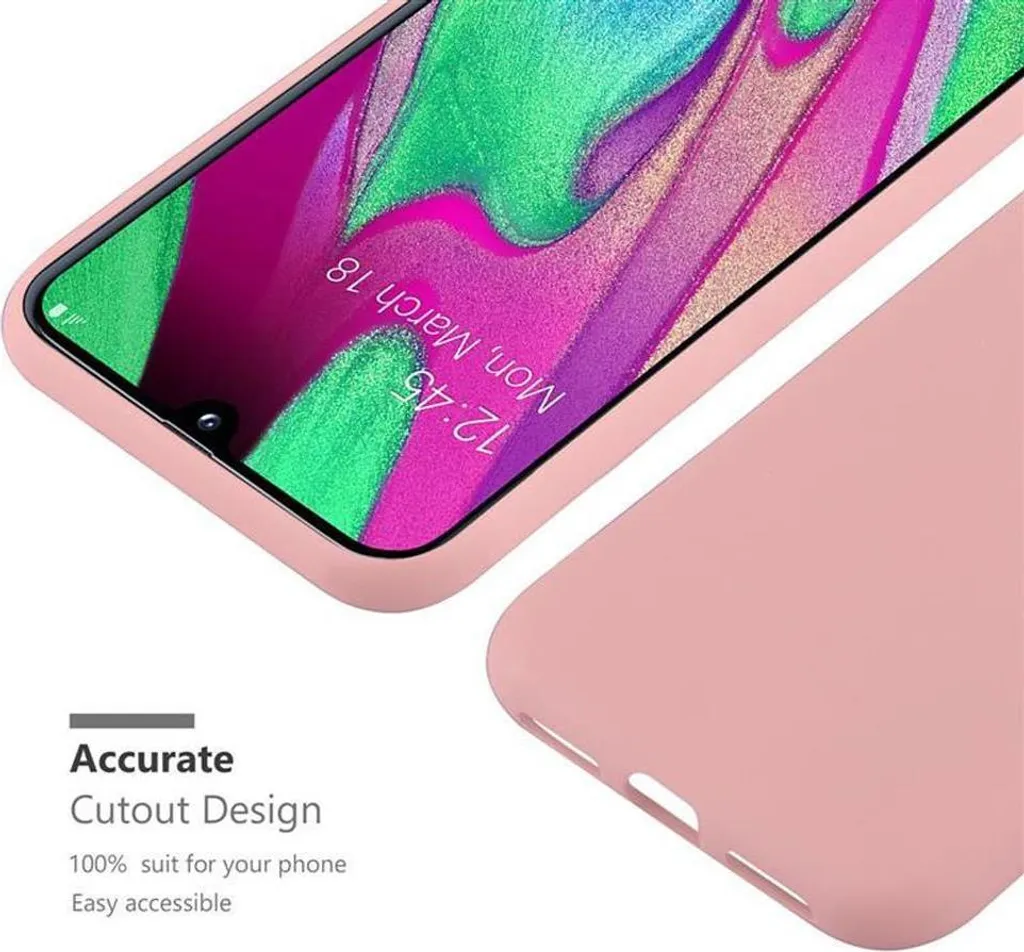 HAOYE Cover per OPPO A40 4G - Custodia TPU+PC Sottile con Finitura Opaca, Anti-Impronta, Antiurto, Compatibile con MagSafe Accessori - Rosso