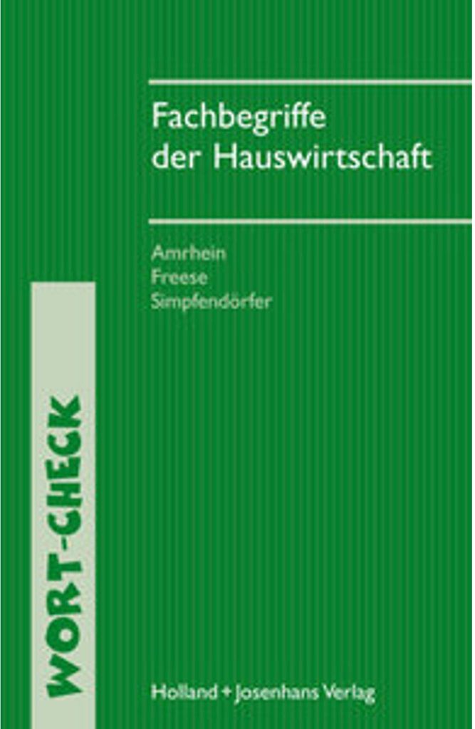 Fachbegriffe der Hauswirtschaft
