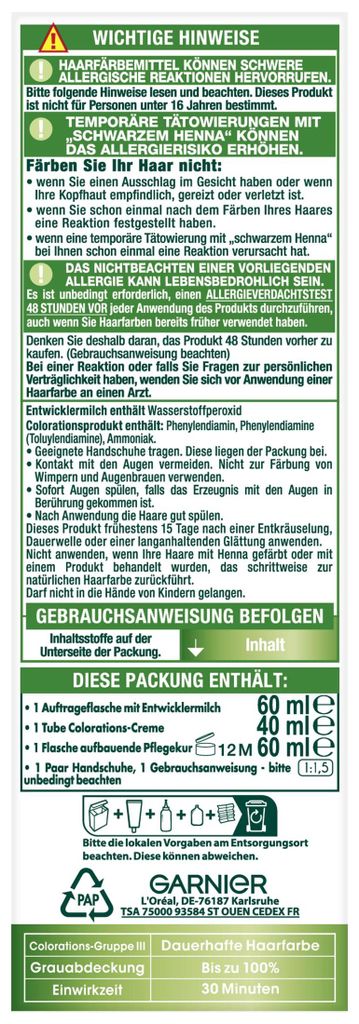 Garnier Nutrisse Crème Haarfarbe 5.12 Kühles Hellbraun, Produktbild 