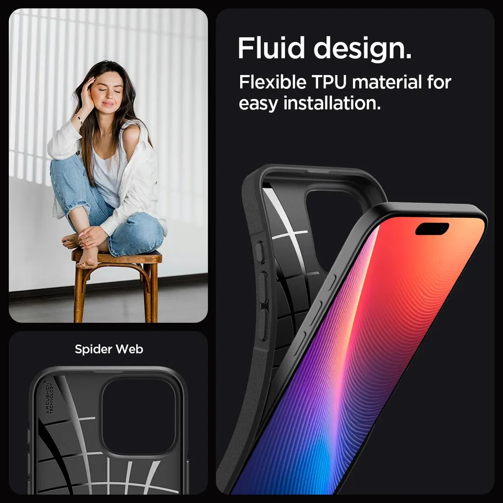 Spigen Core Armor iPhone 16 Pro - Custodia Protettiva Professionale - 9