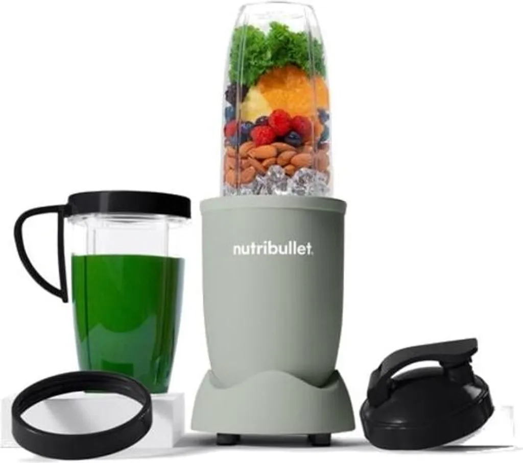 NutriBullet NB907MAJD Verde: Frullatore 900W Potente per Tutta la Famiglia