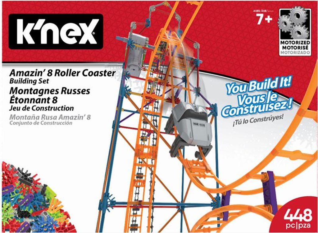 Stavebnice K'nex Rollercoaster Kit - Amazin 8 Rollercoaster Obrázek produktu 