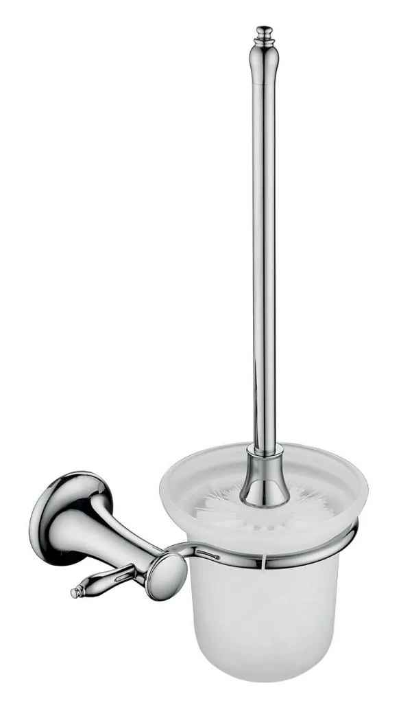 Brosse WC murale anti-traces et gain de place en verre dépoli ARE14